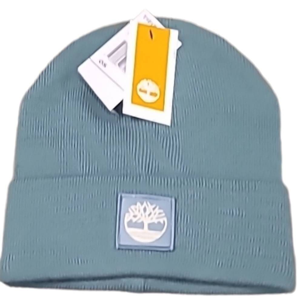 Timberland Logo Knit Cuff Beanie Hat‎